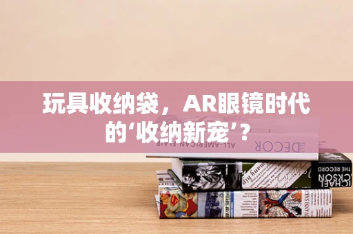 玩具收纳袋，AR眼镜时代的‘收纳新宠’？