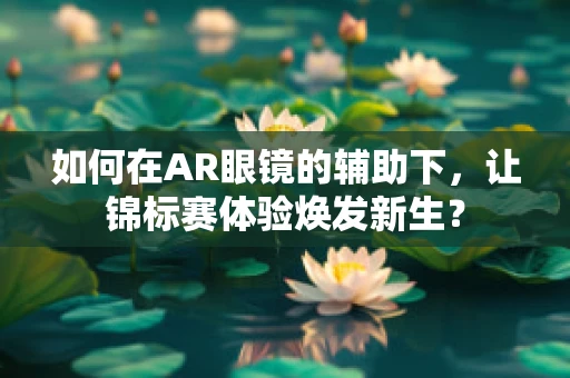 如何在AR眼镜的辅助下，让锦标赛体验焕发新生？