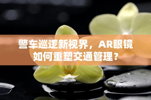 警车巡逻新视界，AR眼镜如何重塑交通管理？