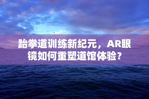 跆拳道训练新纪元，AR眼镜如何重塑道馆体验？