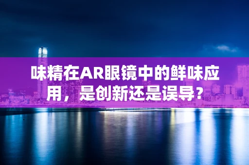 味精在AR眼镜中的鲜味应用，是创新还是误导？