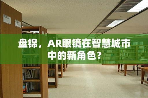 盘锦，AR眼镜在智慧城市中的新角色？